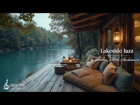 Tranquill Jazz In Cozy Outdoor Living Room | Relaxing Jazz Music For Stress Relief, Boost Good Mood