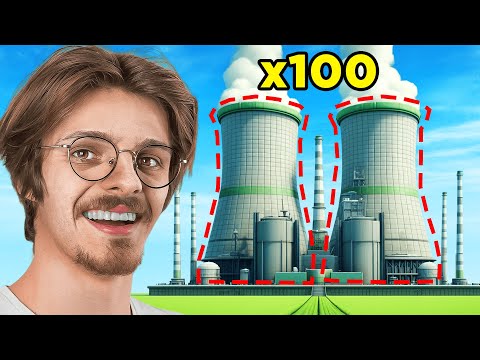 Construire une ville qu'avec des centrales Nucléaires dans Cities Skyline...