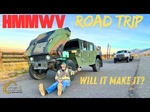 i bought a MILITARY SURPLUS HUMVEE! WILL IT DRIVE 400 MILES HOME?!?!? HMMWV ROADTRIP
