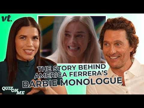 Matthew McConaughey & America Ferrera Test Their Movie Knowledge | Quiz On Me