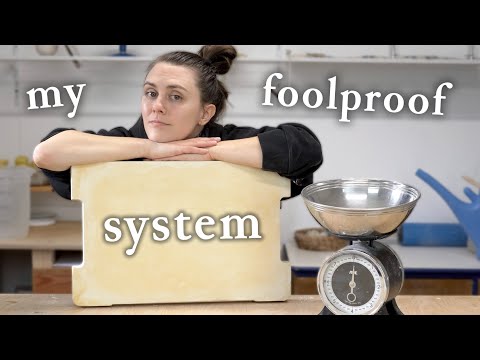 The Easiest Way to make Plaster Reclaim Bats // clay reclaim system