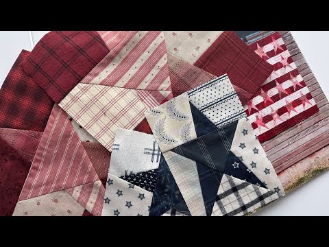 A Patriotic Quilt in Country Style - Join in LIVE!