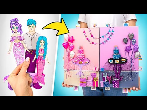 ペーパー人魚ちゃんの誕生日を祝おう