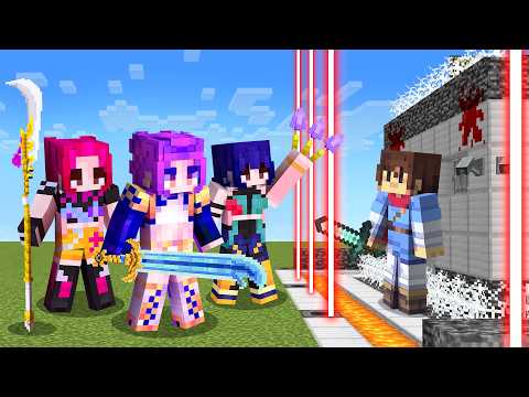 K-Pop Demon Hunters vs Security House in Minecraft