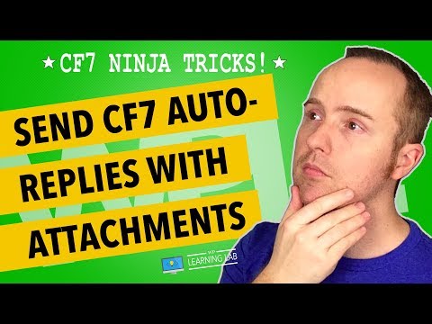 Contact Form 7 Auto Reply With Attachment