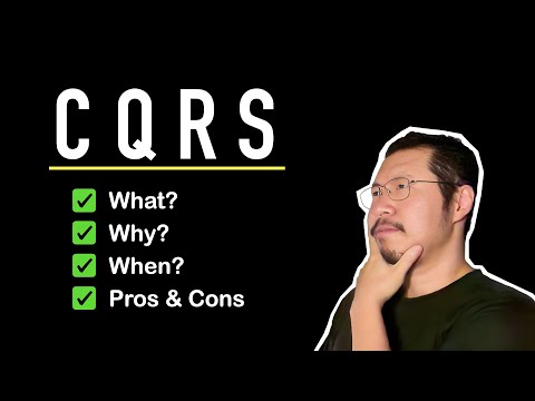CQRS Explained in 4 Mins | What is CQRS? Pros & Cons