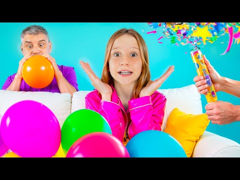 Nastya celebrates her 11th birthday party with friends