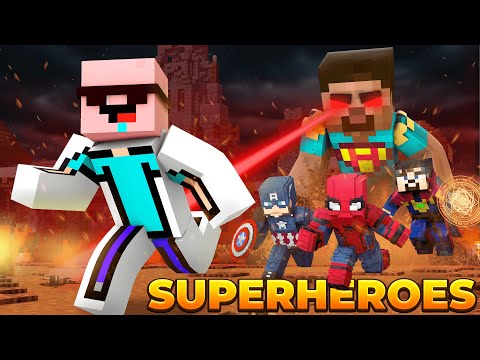 I Got Hunted By SuperHeros in this Minecraft SMP @ProBoiz95
