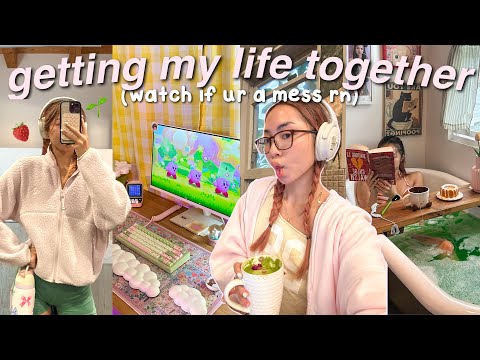 getting my life together for SUMMER✨deep cleaning, self care🌱working out (again)🏋🏻‍♀️