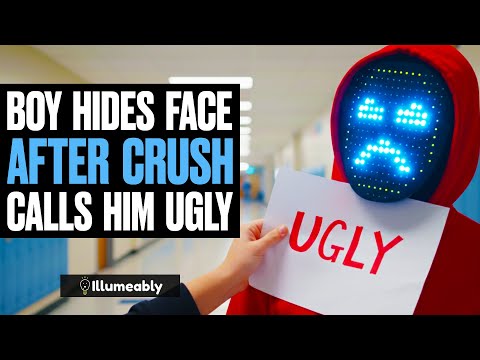 Boy HIDES HIS FACE After Crush Calls Him UGLY