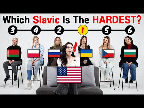 Which Slavic langauage is the hardest for English speakers? American Try 6 Slavic Languages!