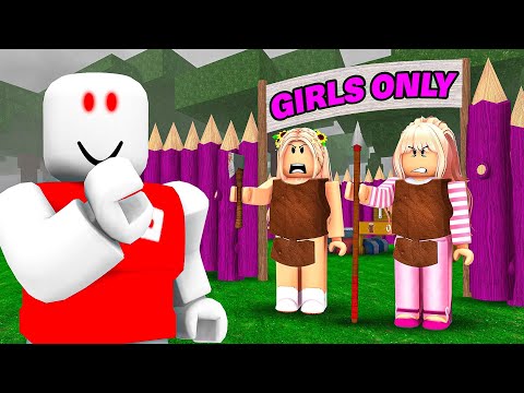 Sneaking Into A GIRLS ONLY BASE in 99 Nights in the Forest!