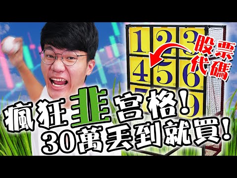 用30萬亂丟股票代碼,丟到就買!兩週後會爆賺還是慘賠!?|啾啾鞋