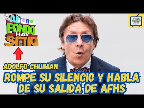 ADOLFO CHUIMAN: "THERE ARE THINGS THAT JUST COULDN'T BE CONDUCTED ANYMORE" ❌🔥