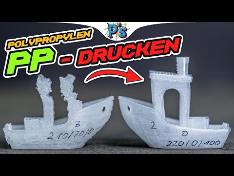 WIE DRUCKE ICH POLYPROPYLEN? [Tutorial] + Druckbetthaftung