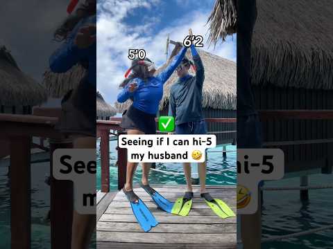 Everyone's always point out of height difference 🤣 but I'm just short and Chris is also really tall