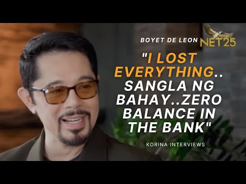 Hindi Kaya ng Pelikula ang mga Nangyari sa Buhay Ko: Boyet de Leon to Korina | KORINA INTERVIEWS
