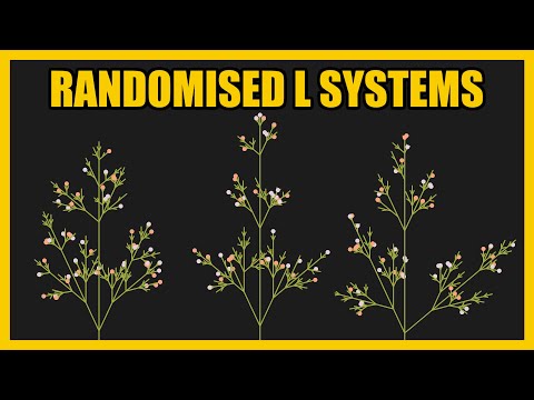 Infinite Plant Generation with Random L Systems Rules