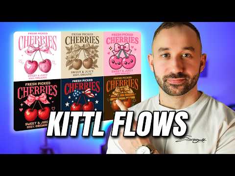 Chat GPT 4o + KITTL= EPIC AI UPGRADE! (Full Kittl Flows Tutorial)