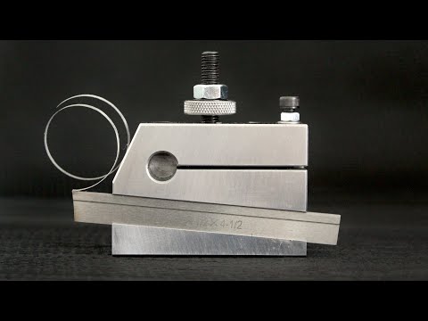 Parting-off on the Lathe - Rigidity, Rigidity... and a Spring!