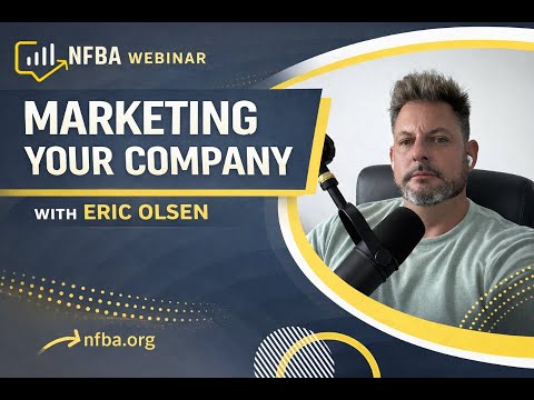 Intro to Marketing Your Company with Eric Olsen