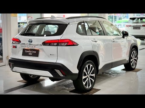 New Toyota Corolla Cross (2025) - 1.8L Luxury Family SUV | White Color