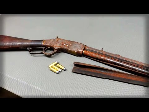 Restoring Iconic Winchester 1873 lever action rifle, (with test fire). #restoration #iconic
