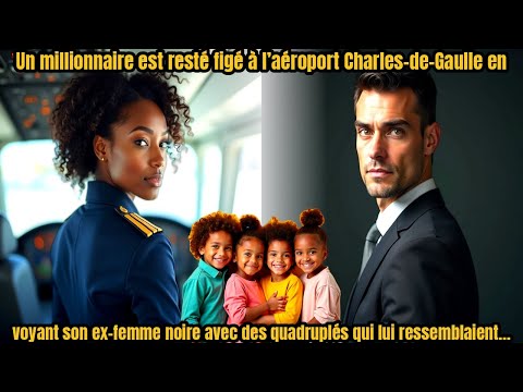 Un millionnaire est resté figé à l’aéroport Charles-de-Gaulle en voyant son ex avec des quadruplés..