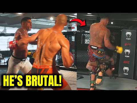Alex Pereira DESTROYS PARTNERS in Hard Sparring *NEW FOOTAGE*