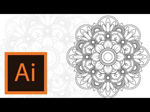 Tutorial Mandala -Illustrator //MANDALA ILLUSTRATOR #3//