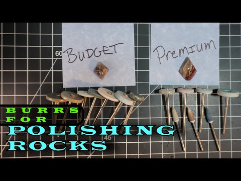 Burrs for polishing rocks / agates, Jasper, with a dremel or rotary tool part 2.