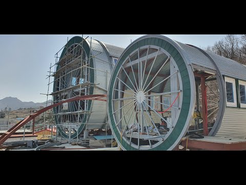 우레탄 폼 분사기 HS1000(II) 실제 사용현장