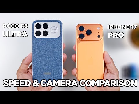 POCO F8 Ultra vs iPhone 17 Pro SPEED, GAMING & CAMERA TEST Comparison | Zeibiz
