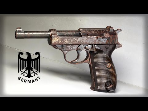 Gun Restoration | WW2 German Military Walther P-38, (with test firing). #restoration