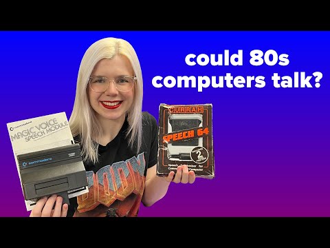 Exploring 80s Home Computer Speech Synthesizers