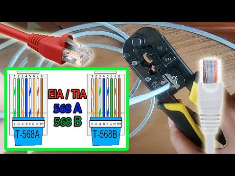 How to Crimp RJ45 Ethernet Network Cables (Straight and Crossover) (Easy and Well Explained)