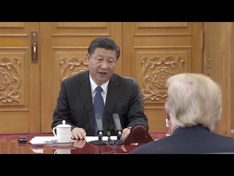 President Xi Jinping Holds Talks with Trump