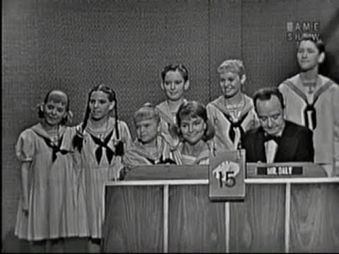 What's My Line? - Trapp family choir; Tony Randall [panel] (Jul 3, 1960)