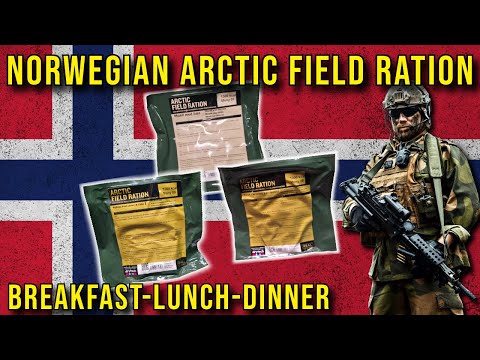 🇳🇴 | Norwegian Arctic Field Rations – Full Day MRE Review | Breakfast, Lunch & Dinner Taste Test