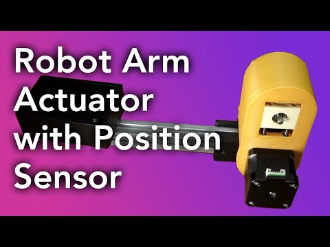 3D Printed Stepper Gearbox with Position Feedback