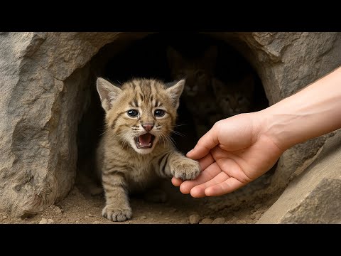 They Followed a Crying Bobcat Kitten — Then Found a Family Fighting to Survive