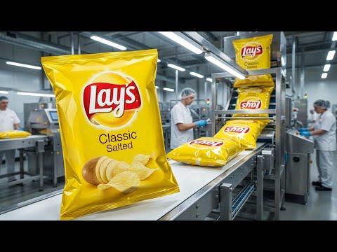 Inside a Modern Lay's Factory From Whole Potatoes to Crispy Chips Full Process