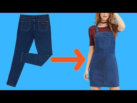 DIY : COMO FAZER JARDINEIRA SALOPETE COM PERNAS DE CALÇA JEANS I COMO FAZER I DIDA OLIVER