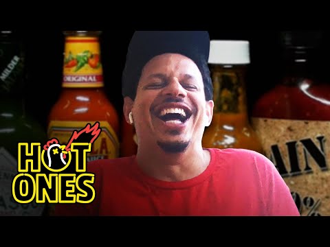 Eric Andre Enters a Fugue State While Eating Spicy Wings | Hot Ones