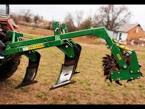 Глибокорозрихлювач ГРУ-1.8 ЕКО з тратором ЮМЗ від виробника ІСМ "Промінь"