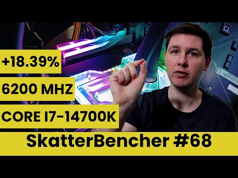 Core i7-14700K Undervolt & Overclock to 6200 MHz feat. ROG Z790 Dark Hero | SkatterBencher #68