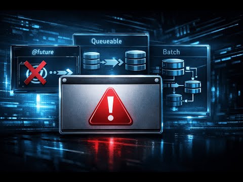 Future vs Queueable vs Batch Apex — STOP Guessing Which to Use
