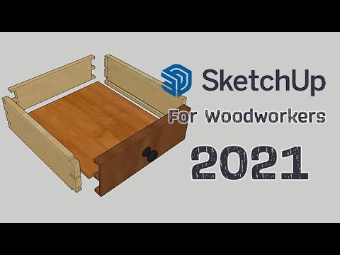 How To Make Drawers in SketchUp 2021 | Woodworkers