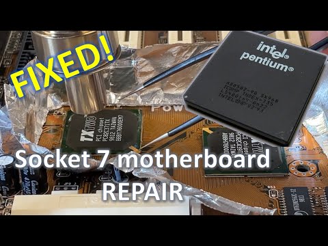 AMPTRON PM-9600 Socket 7 motherboard repair