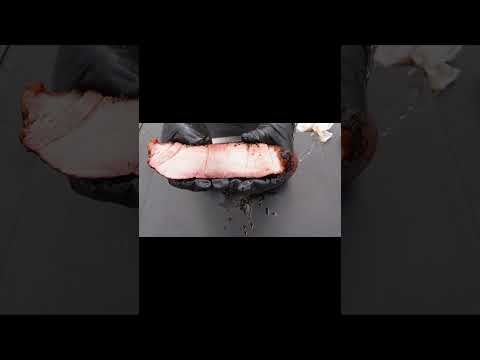 Crispy Ham Steak #texasbbq #shorts